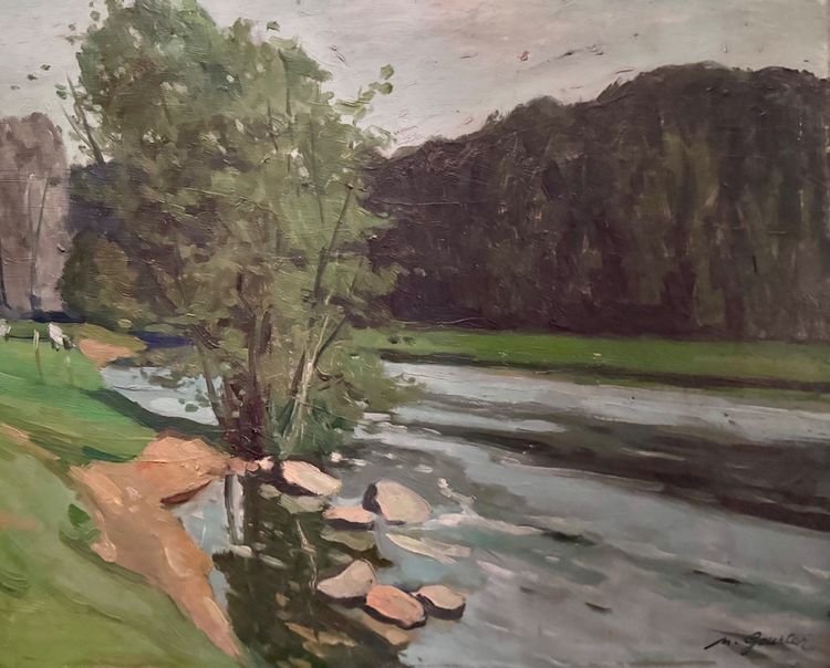 Bord de Loire vers 1930