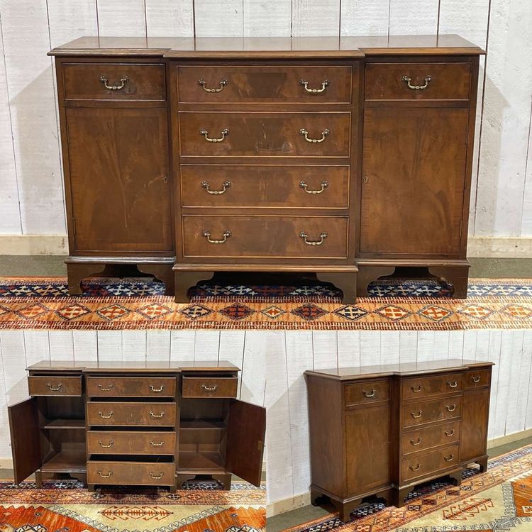 Englisches Mahagoni-Sideboard aus den 1950er Jahren