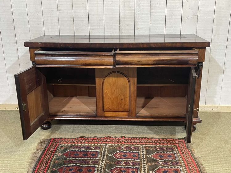 Viktorianisches Mahagoni-Sideboard aus dem 19. Jahrhundert