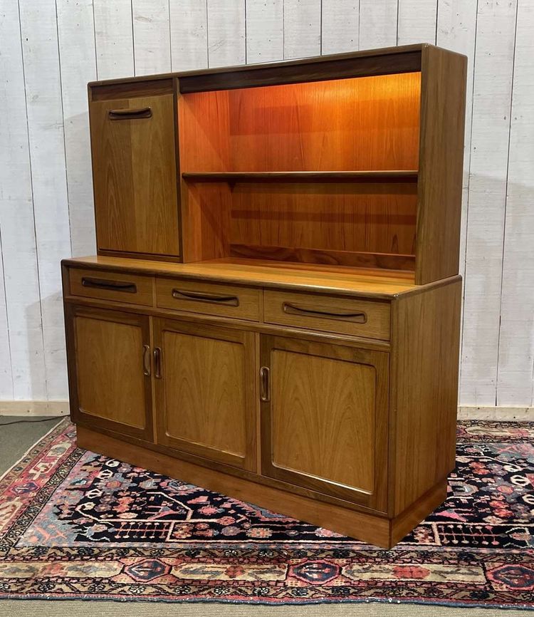 G-PLAN Teak-Bar-Suite aus den 1970er Jahren