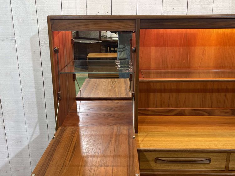 G-PLAN Teak-Bar-Suite aus den 1970er Jahren