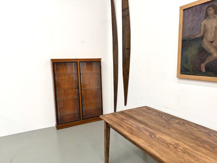 Siegel Paris Wandvitrine – Eiche & Glas – 1950