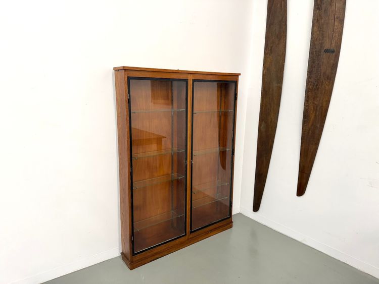 Siegel Paris Wandvitrine – Eiche & Glas – 1950