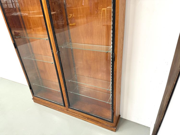 Siegel Paris Wandvitrine – Eiche & Glas – 1950