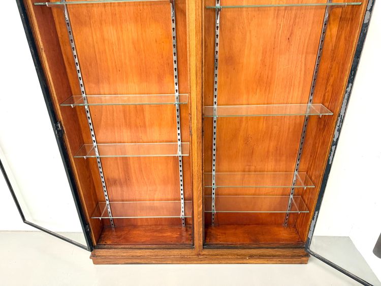 Siegel Paris Wandvitrine – Eiche & Glas – 1950