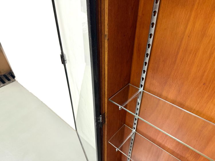 Siegel Paris Wandvitrine – Eiche & Glas – 1950