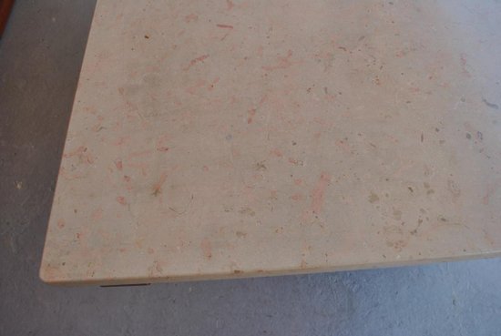 Art Deco Dining Table Rosewood Travertine Top