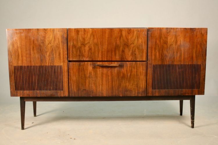 Mobile HiFi Schaub Lorenz vintage con due altoparlanti
