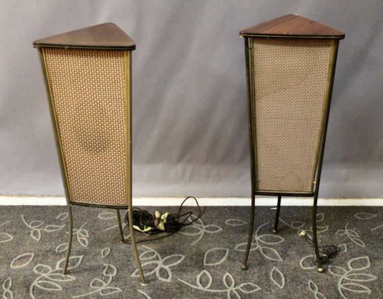 Mobile HiFi Schaub Lorenz vintage con due altoparlanti