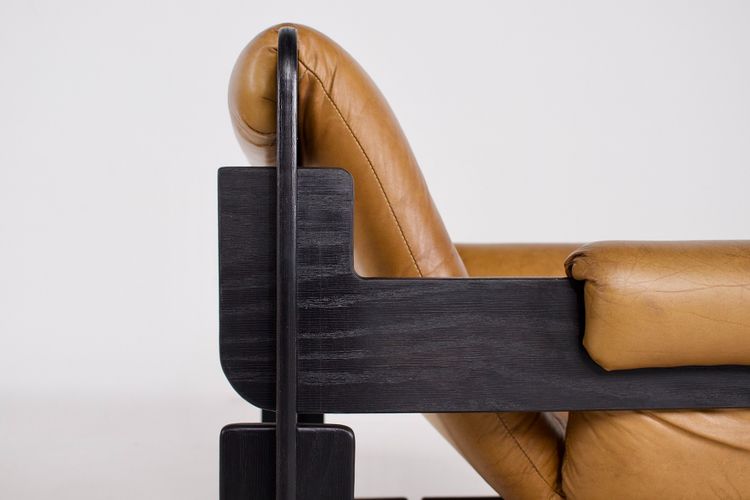 Paire de Fauteuils Rover en Cuir par Arne Jacobsen pour Asko