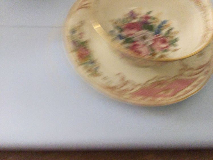 9 Limoges porcelain cups