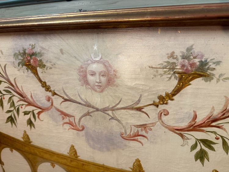 HUILE SUR TOILE DU 19ème A DECORS MYTHOLOGIQUES
