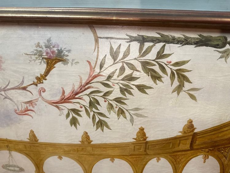 HUILE SUR TOILE DU 19ème A DECORS MYTHOLOGIQUES