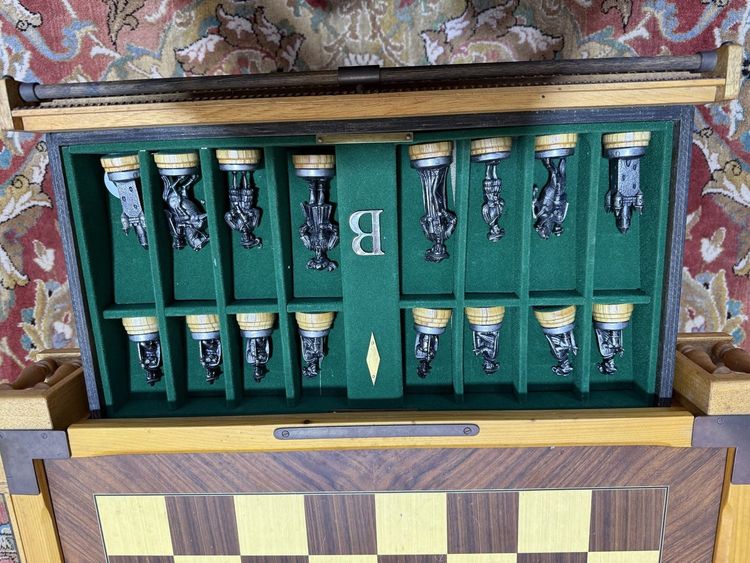 Chess table - Louis XVI style chessboard