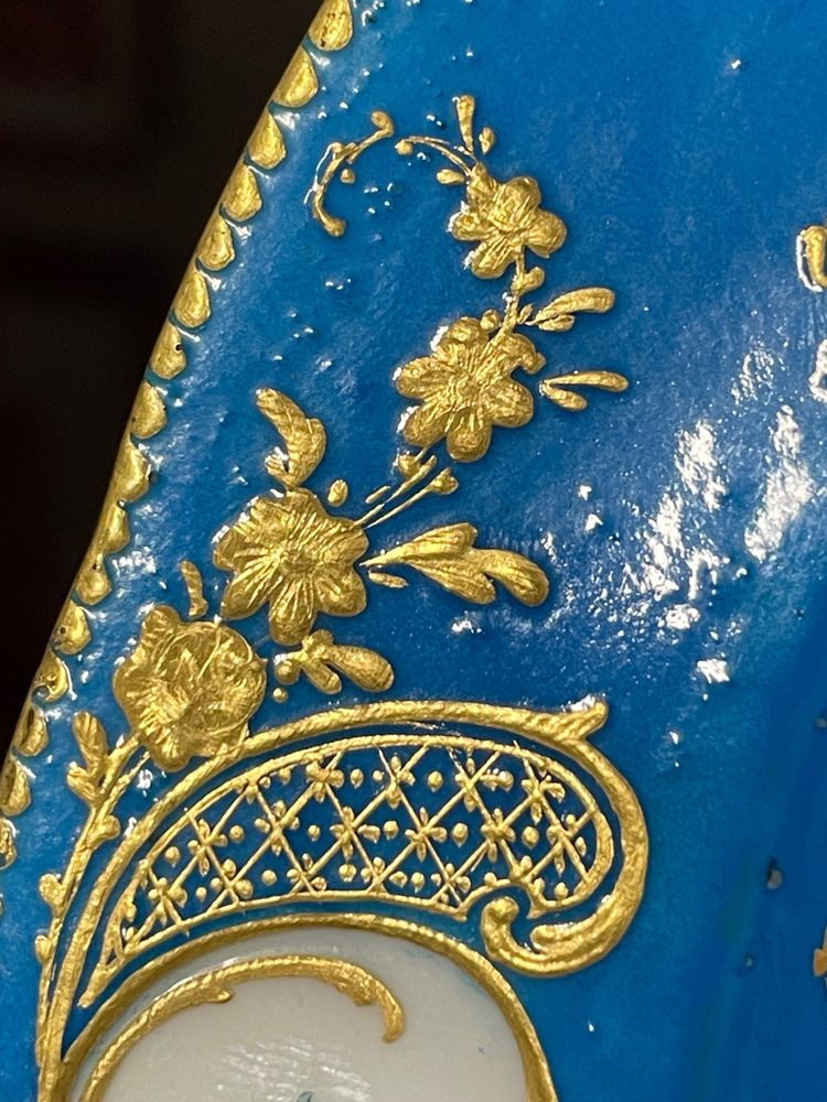 Soft-paste porcelain plate from Sèvres, 18th century
