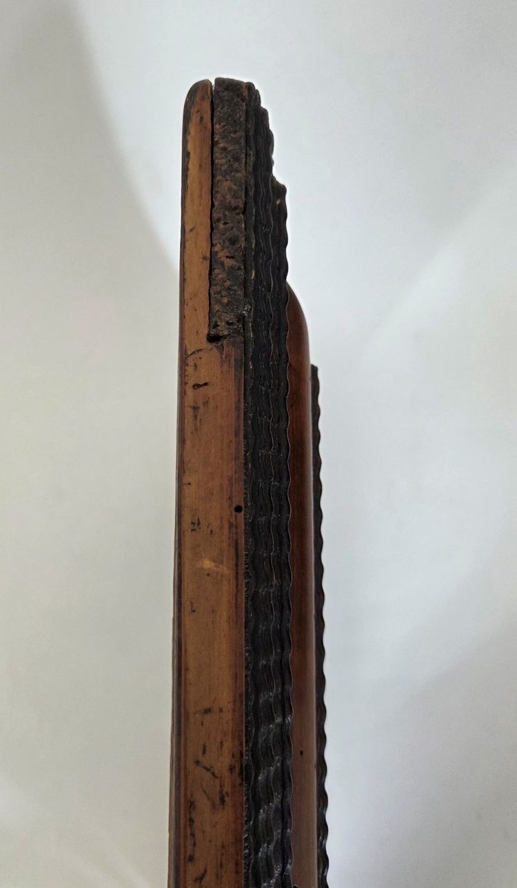 Dutch mirror - carved wood - 17th century