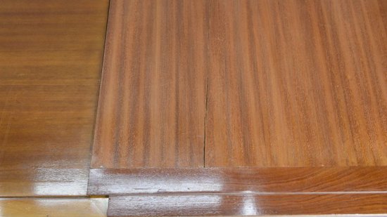 1940 Mahogany And Bronze Dining Table By Pierre Lardin