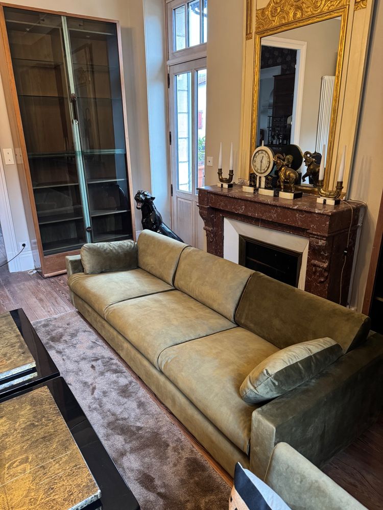 Large restored Lurier Wehrlings sofa