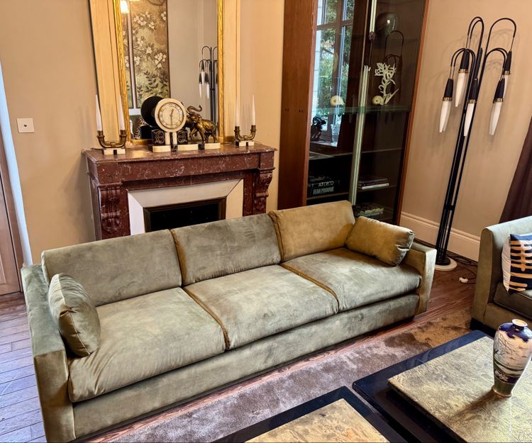 Large restored Lurier Wehrlings sofa