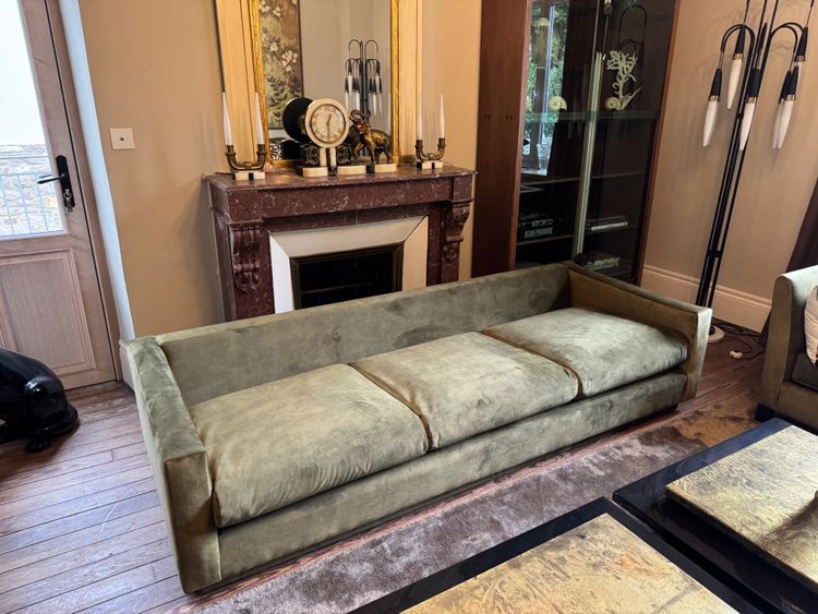 Large restored Lurier Wehrlings sofa