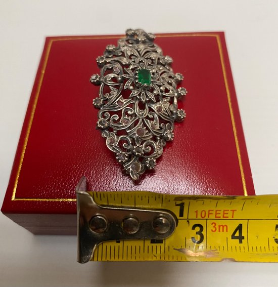 BROCHE 1900 ARGENT MASSIF 