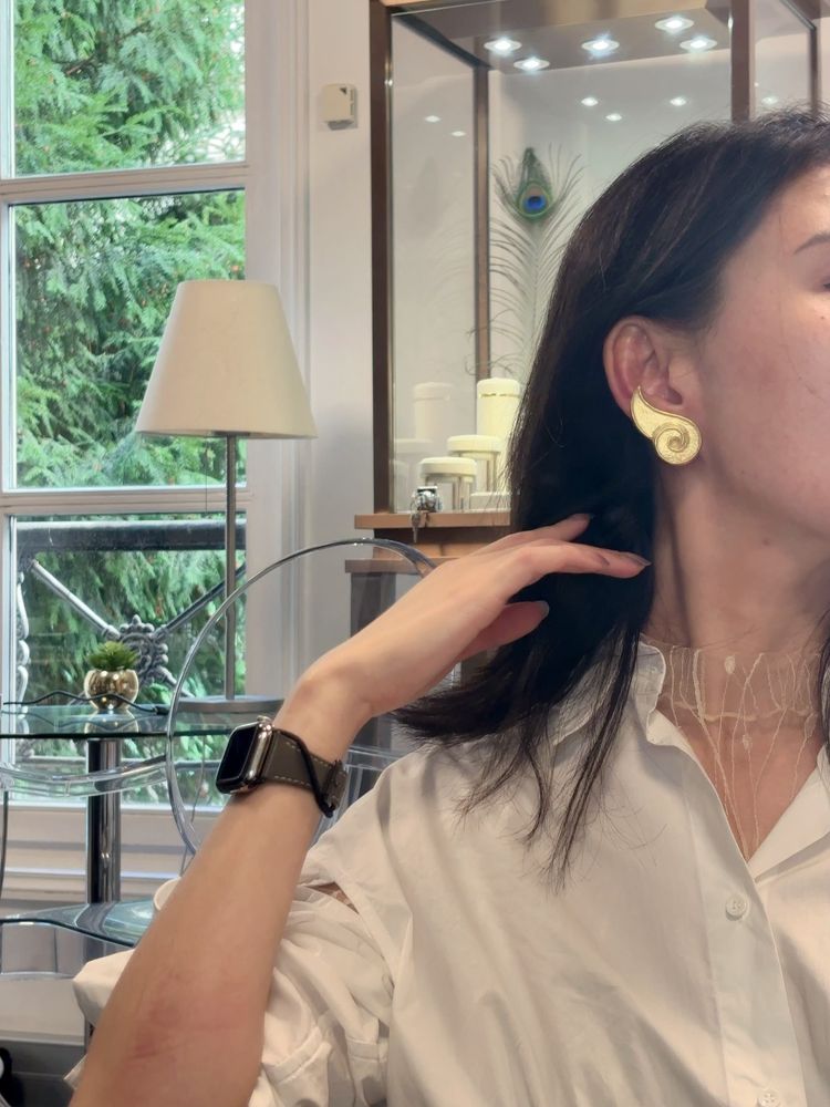 Lalaounis Paar goldene Ohrclips
