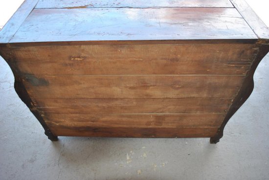 Commode Tombeau En Noyer époque XVIIIème