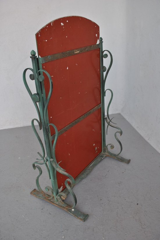 Psyché 1940 Fer Forgé Peint Raymond Subes