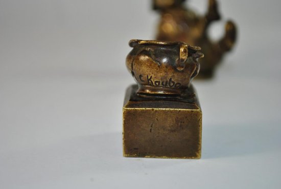Sigillo in bronzo di Karl Cauba da Vienna