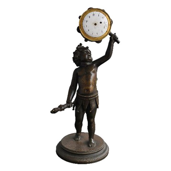 Arlecchino Baby Orologio in bronzo meccanismo Breguet XIX secolo