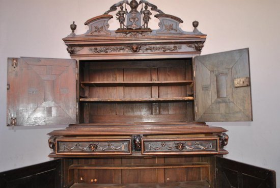 Bahut Ancien Deux Corps époque XVIIIème