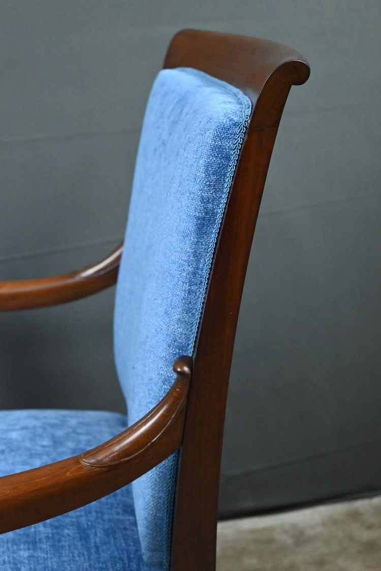 Paire de Fauteuils en Acajou, époque Restauration – Début XIXe