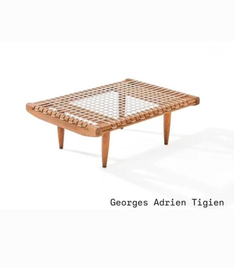 Table basse / banquette Georges Adrien Tigien, 60's