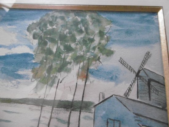 Elisée Maclet "Die Maas" Aquarell