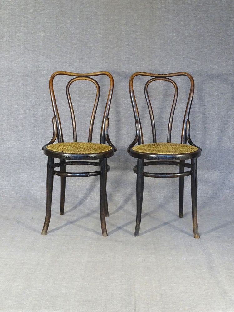 Two KOHN No. 48 chairs from 1890, "original condition," no. Thonet