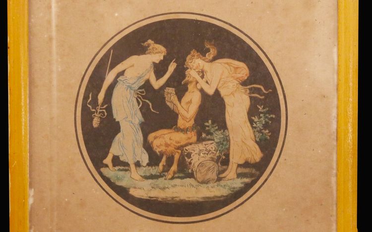 Colored engraving First Empire period