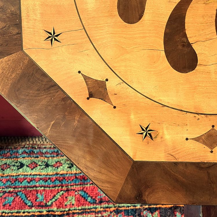 Guéridon marqueté, début XIXème siècle