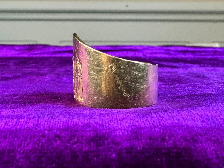 Episcopal ring, also known as the conciliar ring, in gold - 1965