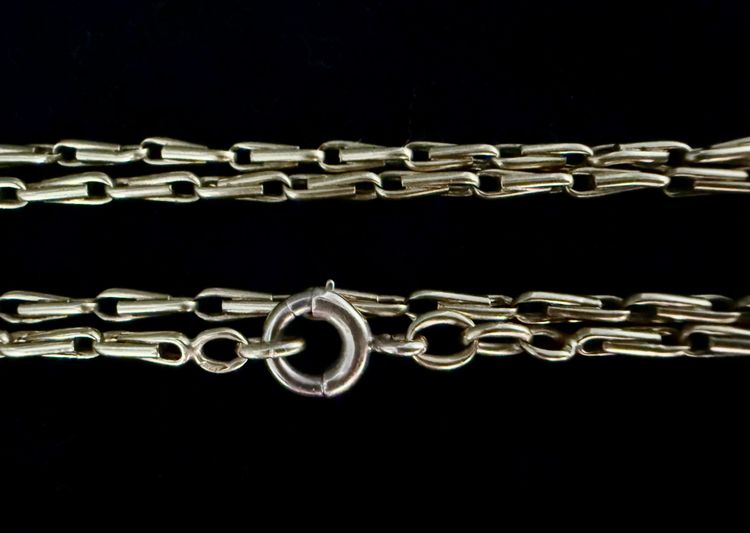 18K yellow gold necklace, 38 cm