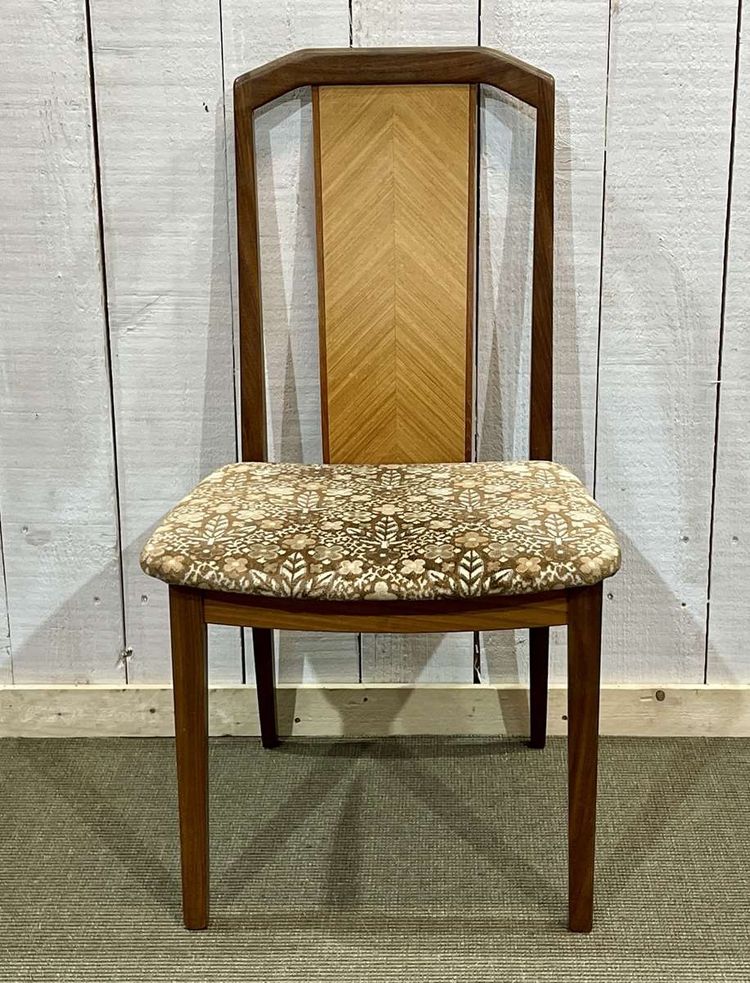 Set of 6 GPlan teak chairs from the 1970s
