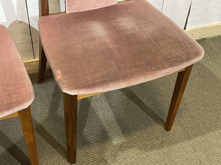 Set of 4 GPlan teak chairs from the 1980s