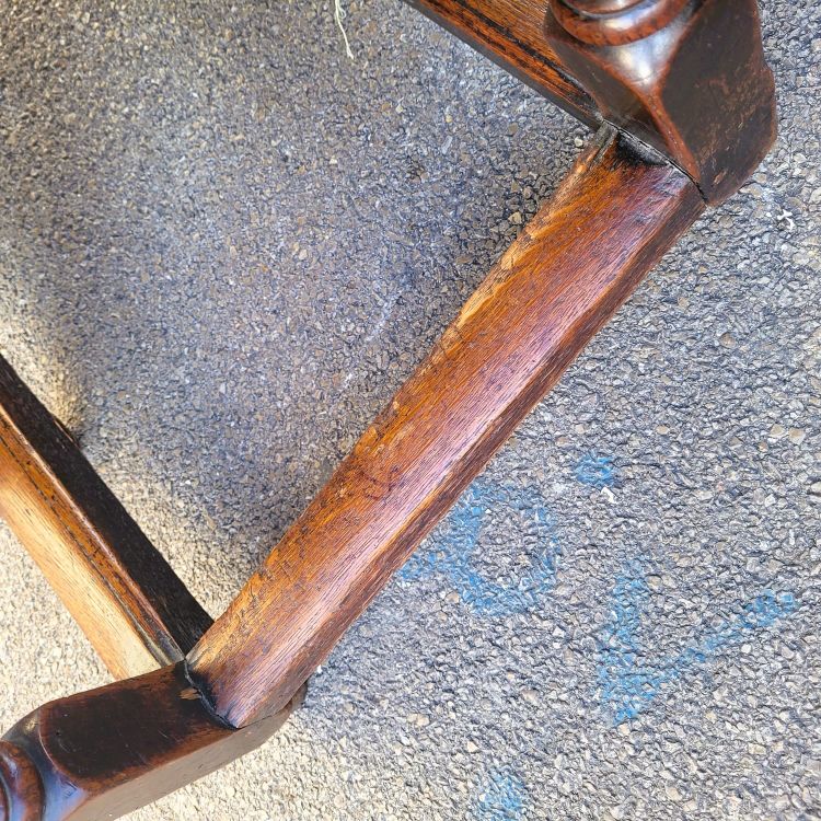 Klapptisch, 160 cm Durchmesser, Eiche, 17. Jahrhundert