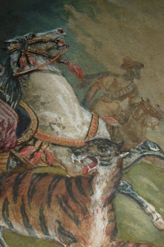 Orientalisches Aquarell Signiert Barrias