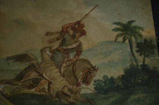 Orientalisches Aquarell Signiert Barrias