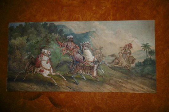 Orientalisches Aquarell Signiert Barrias