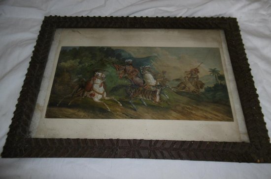 Orientalisches Aquarell Signiert Barrias