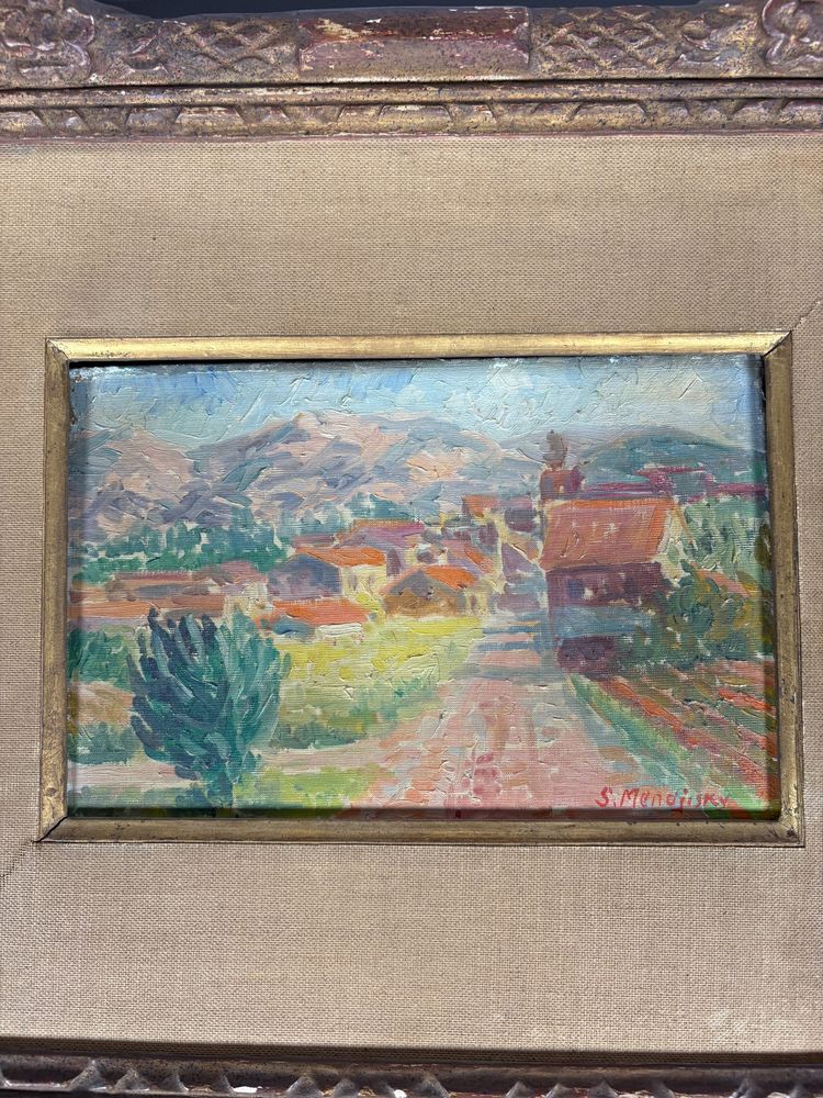 Serge Mendjisky (1929–2017) Öl auf Leinwand Landschaft
