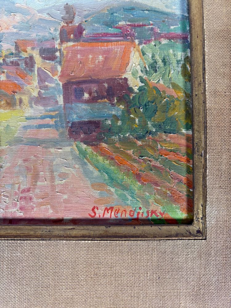 Serge Mendjisky (1929–2017) Öl auf Leinwand Landschaft