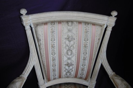 Paar Fauteuils Epoche Louis XVI