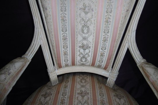 Paar Fauteuils Epoche Louis XVI